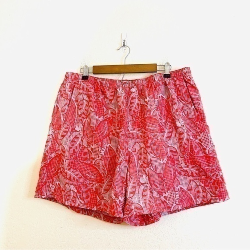 Columbia Performance Fishing Gear Men Swim Trunks XXL red/White Pockets